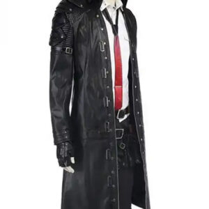 PUBG Black Leather Coat