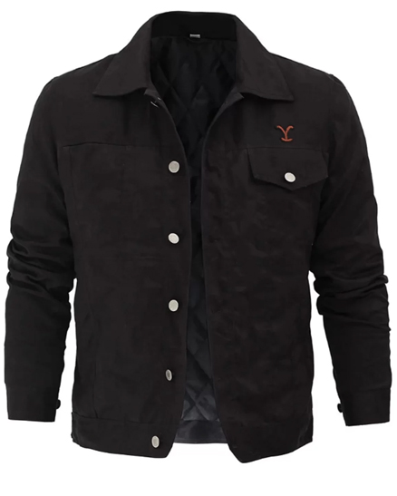 Yellowstone Rip Wheeler Black Cotton Jacket | Superb Jackets