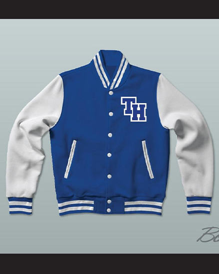 Nathan Scott One Tree Hill Ravens Blue Varsity Letterman Jacket
