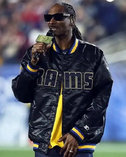 Snoop Dogg Los Angeles Rams Black Jacket