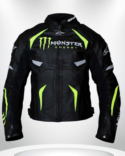 Alpinestars Monster Energy Scream Motorcycle Leather Jacket
