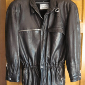Claude Montana Black Leather Jacket