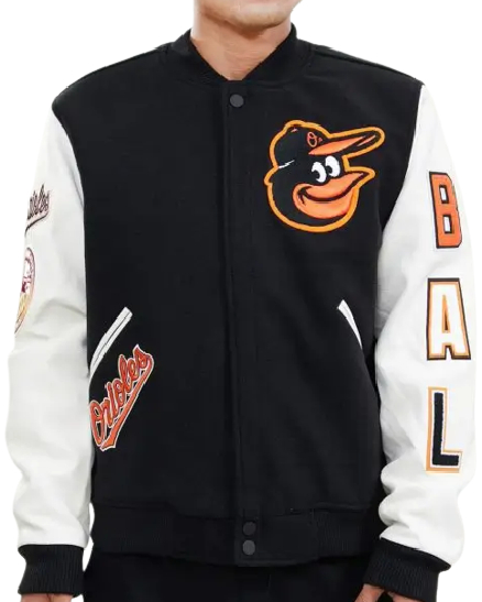 MLB Baltimore Orioles Wool Varsity Jacket