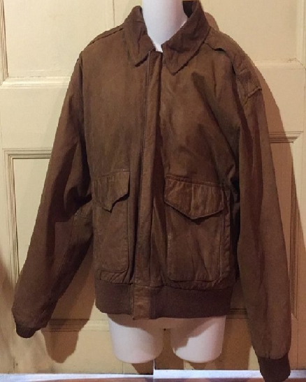 Rock Creek Old Brown Leather Jacket