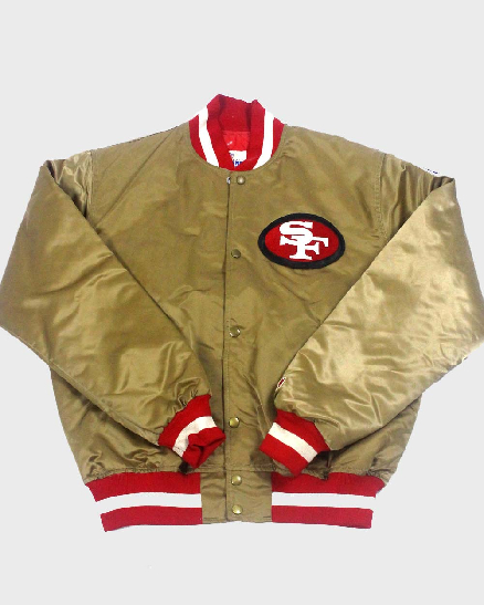 San Francisco Vintage 49ers Gold Jacket