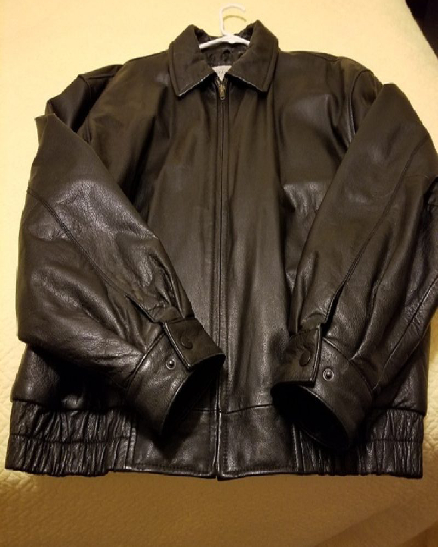 St Johns Bay Black Leather Jacket