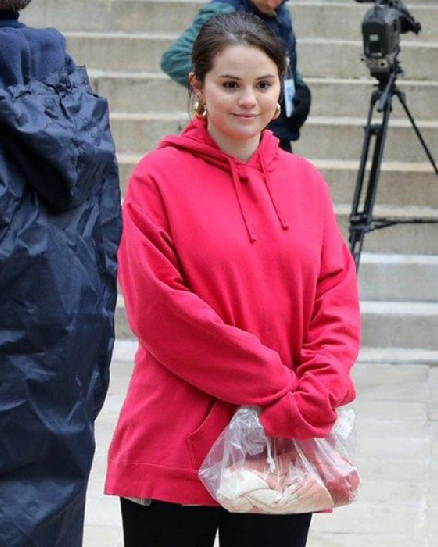 Only Murders In The Building Selena Gomez Pink Hoodie