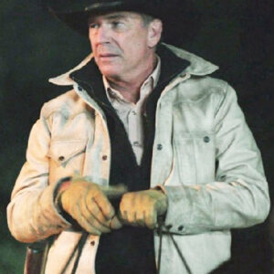 Yellowstone S05 John Dutton White Bomber Jacket