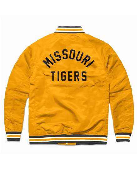 Missouri Tigers Gold Full-Snap Varsity Satin Jacket