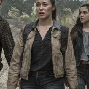 Alicia Clark Fear the Walking Dead S06 Brown Jacket