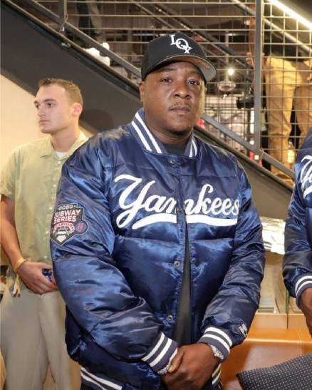 Bronx Bubble Yankees Blue Bomber Jacket